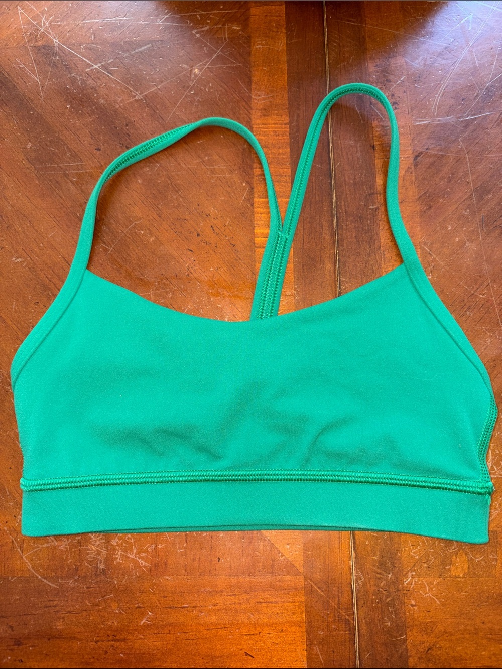Lululemon Flow Y Bra Raceway Green Size 2